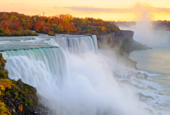 Niagara Falls Autumn Sunset